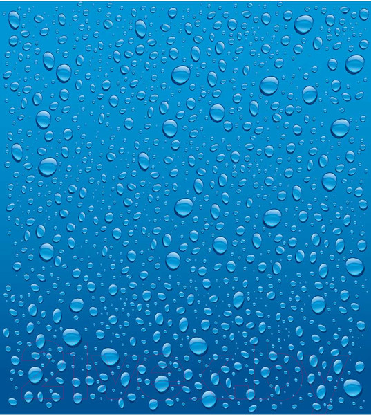 Изображение товара Шторка-занавеска для ванны JoyArty Дождевые следы / sc_19802