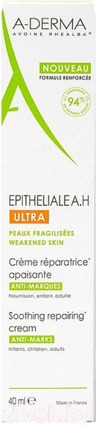 Изображение товара Крем для лица A-Derma Epitheliale A.H Ultra Смягчающий Восстанавливающий (40мл)