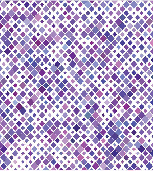 Изображение товара Шторка-занавеска для ванны JoyArty Всеразмерные квадраты / sc_23519