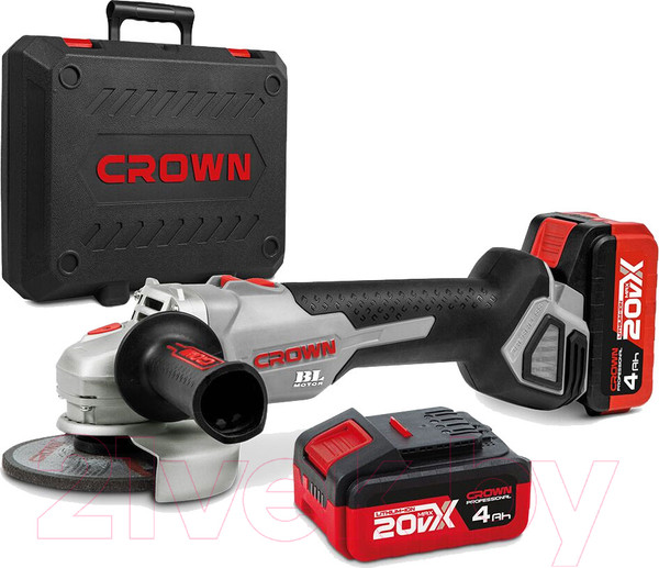 Изображение товара Угловая шлифовальная машина CROWN CT23001-125HX-4 BMC