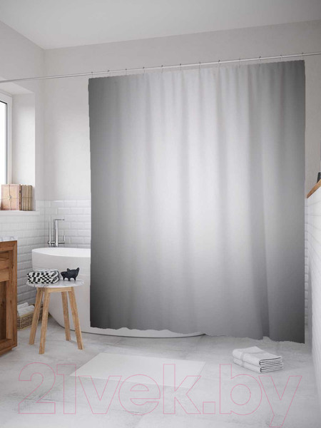 Изображение товара Шторка-занавеска для ванны JoyArty Дождливый день / sc_13573