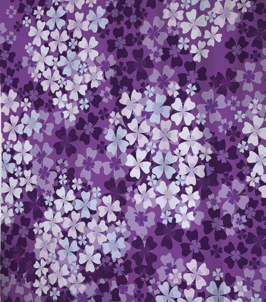 Изображение товара Шторка-занавеска для ванны JoyArty Яркая сирень / sc_11400