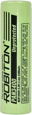 Изображение товара Аккумулятор Robiton Li18650 12387/ NCR18650B