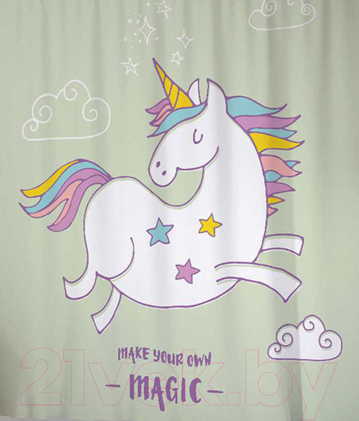 Изображение товара Шторка-занавеска для ванны JoyArty Твори магию / sc_19537