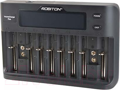 Изображение товара Зарядное устройство для аккумуляторов Robiton VolumeCharger Plus / 17043