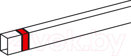 Изображение товара Накладка на стык для кабель-канала Legrand Metra 638156