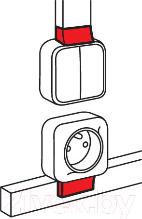 Изображение товара Адаптер для кабель-канала Legrand Metra 638107