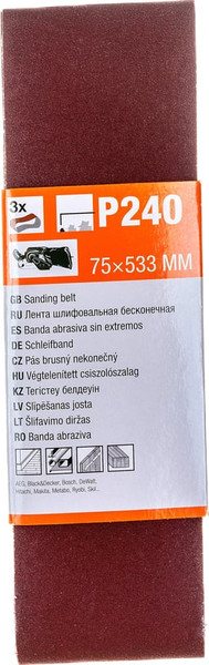 Изображение товара Набор шлифлент Gepard GP5009-240 (3шт)