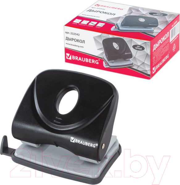 Изображение товара Дырокол Brauberg Original / 222542 (черный)