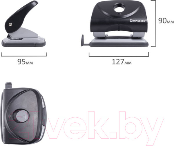 Изображение товара Дырокол Brauberg Original / 222542 (черный)