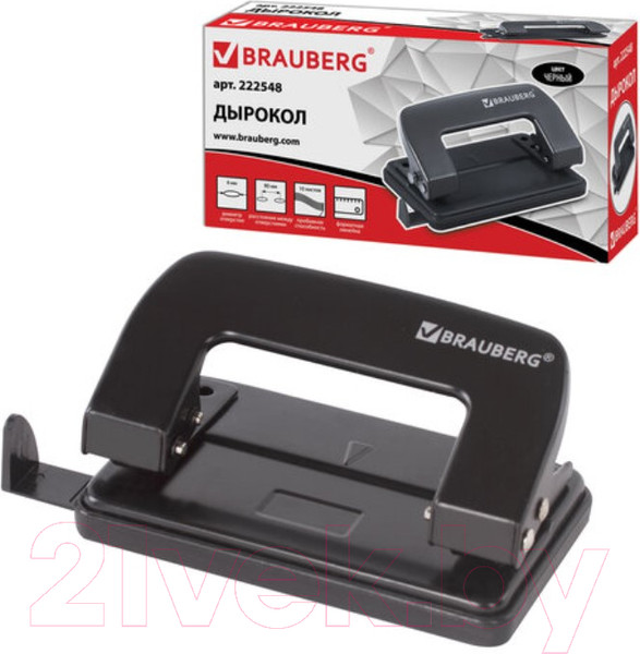 Изображение товара Дырокол Brauberg Classic / 222548 (черный)