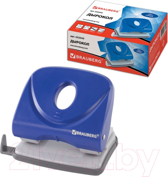 Изображение товара Дырокол Brauberg Original / 222543 (синий)