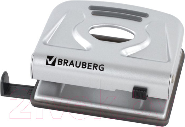 Изображение товара Дырокол Brauberg Metallic / 224339 (серебристый)