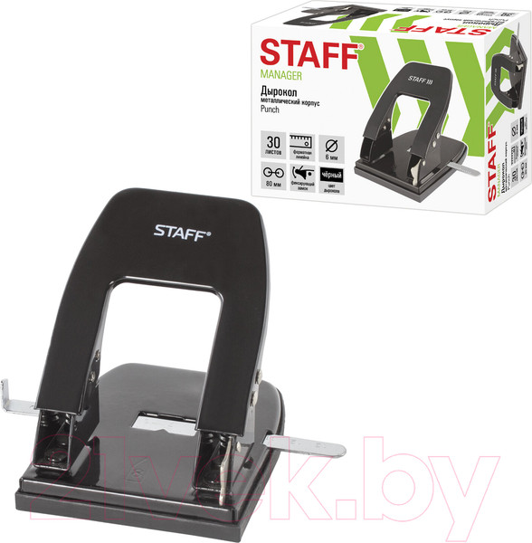 Изображение товара Дырокол Staff Manager / 224650 (черный)