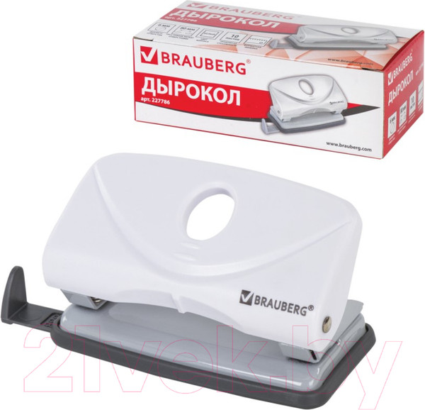 Изображение товара Дырокол Brauberg Original / 227786 (белый)