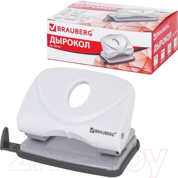 Изображение товара Дырокол Brauberg Original / 227787 (белый)