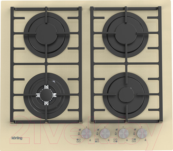 Изображение товара Газовая варочная панель Korting HGG 6825 CTB