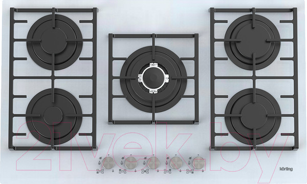 Изображение товара Газовая варочная панель Korting HGG 9835 CTW