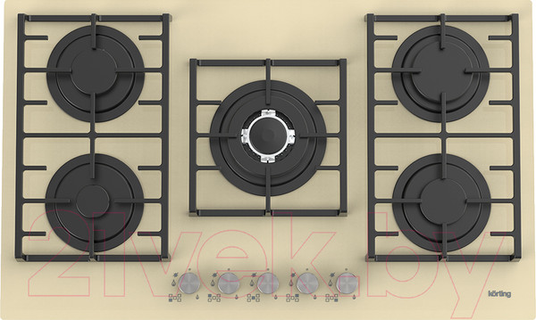 Изображение товара Газовая варочная панель Korting HGG 9835 CTB