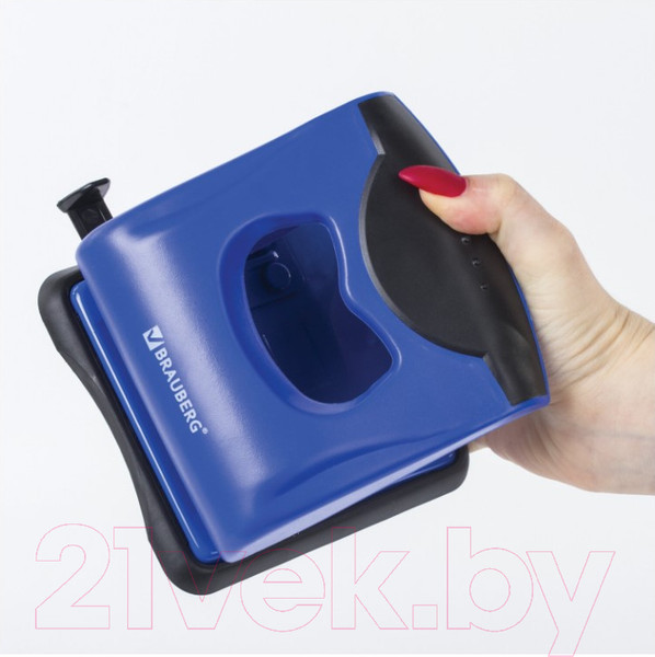 Изображение товара Дырокол Brauberg Jet Pro / 228600 (сине-черный)