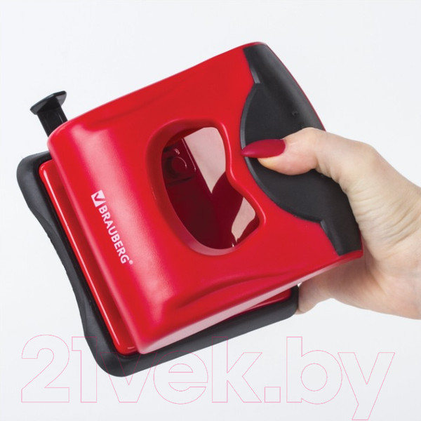 Изображение товара Дырокол Brauberg Jet Pro / 228601 (красно-черный)