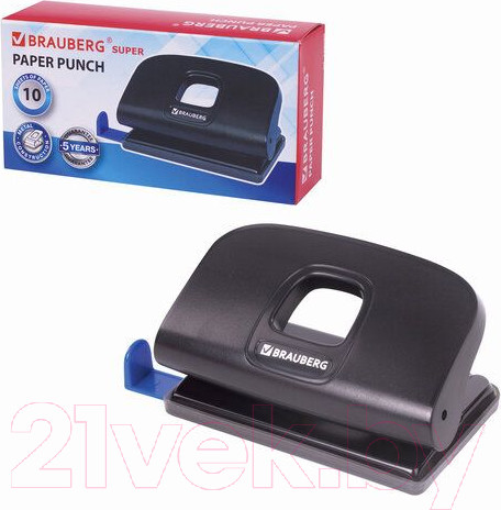 Изображение товара Дырокол Brauberg Extra / 229090 (черный)