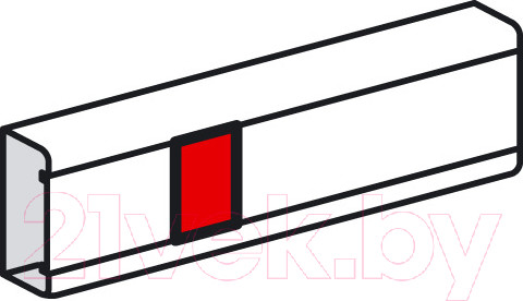 Изображение товара Накладка на стык для кабель-канала Legrand Metra 638001