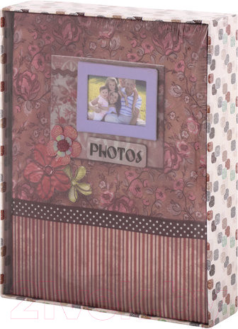 Изображение товара Фотоальбом Brauberg Семья / 390673 (красно-коричневый)