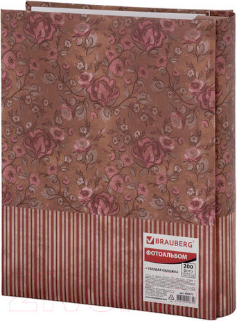 Изображение товара Фотоальбом Brauberg Семья / 390673 (красно-коричневый)