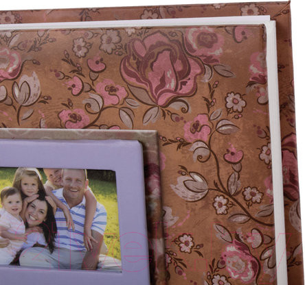 Изображение товара Фотоальбом Brauberg Семья / 390673 (красно-коричневый)