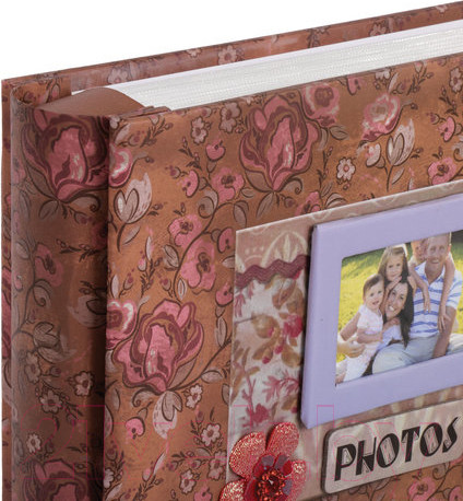 Изображение товара Фотоальбом Brauberg Семья / 390673 (красно-коричневый)