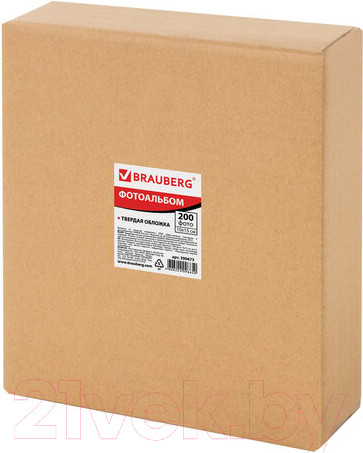 Изображение товара Фотоальбом Brauberg Семья / 390673 (красно-коричневый)