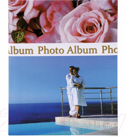 Изображение товара Фотоальбом Brauberg Романтика / 390675 (голубой/розовый)