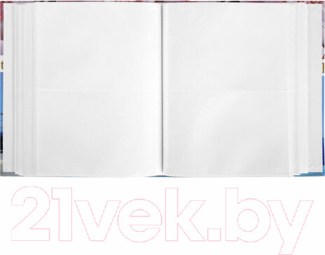 Изображение товара Фотоальбом Brauberg Романтика / 390675 (голубой/розовый)