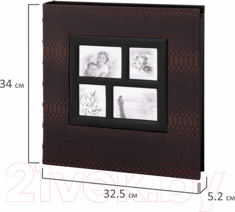 Изображение товара Фотоальбом Brauberg 390680 (коричневый)