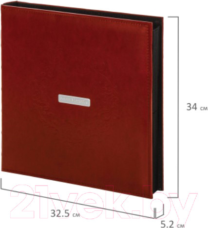 Изображение товара Фотоальбом Brauberg Delta / 391182 (коричневый)