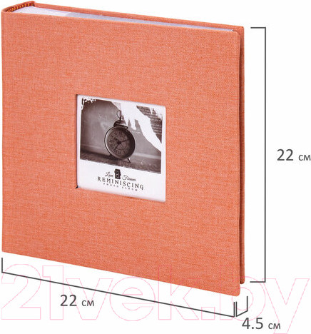 Изображение товара Фотоальбом Brauberg Персик / 391190 (персиковый)