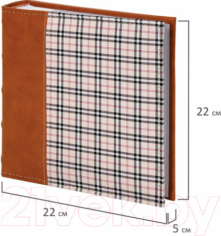 Изображение товара Фотоальбом Brauberg Шотландка / 391192