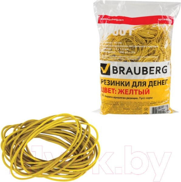 Изображение товара Резинки для денег Brauberg 440104 (желтый)