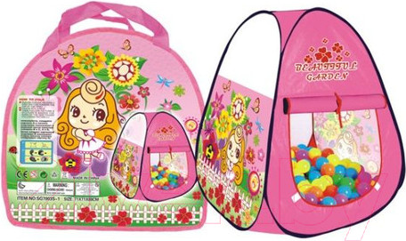 Изображение товара Детская игровая палатка Наша игрушка Цветочный рай / 100909311