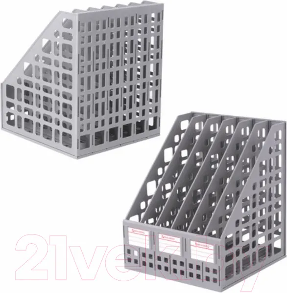 Изображение товара Лоток для бумаг Brauberg Maxi Plus / 237016 (серый)