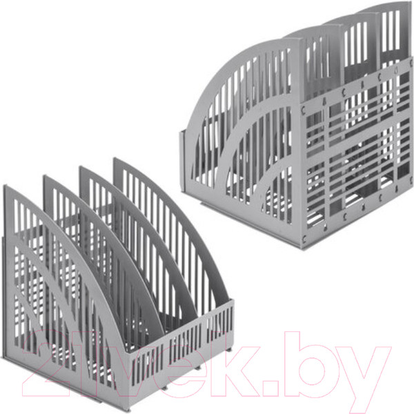 Изображение товара Лоток для бумаг Brauberg Energy / 237018 (серый)