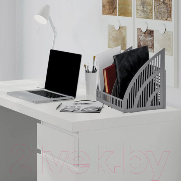 Изображение товара Лоток для бумаг Brauberg Energy / 237018 (серый)