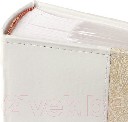 Изображение товара Фотоальбом Brauberg 391117 (белый/золото)