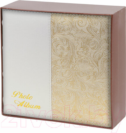 Изображение товара Фотоальбом Brauberg 391117 (белый/золото)