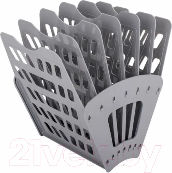 Изображение товара Лоток для бумаг Brauberg Basic / 237020 (серый)