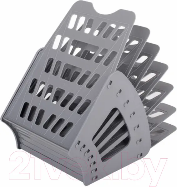 Изображение товара Лоток для бумаг Brauberg Basic / 237020 (серый)