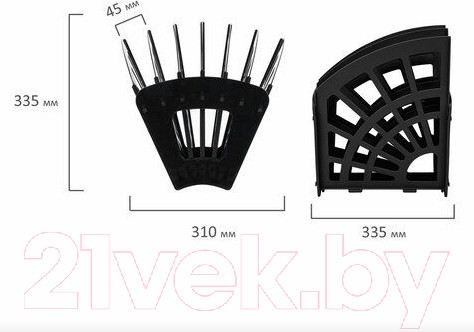 Изображение товара Лоток для бумаг Staff 237023 (черный)