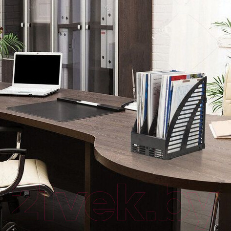 Изображение товара Лоток для бумаг Staff 237293 (черный)