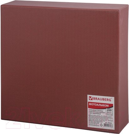 Изображение товара Фотоальбом Brauberg 390483 (коричневый)